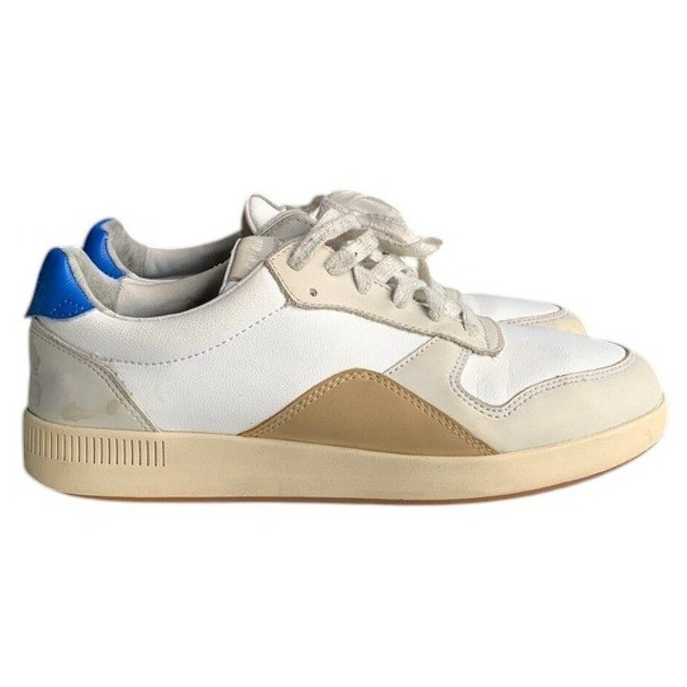 Everlane The Court Sneakers Womens 7.5 White Leather Low Top Casual Tennis Retro